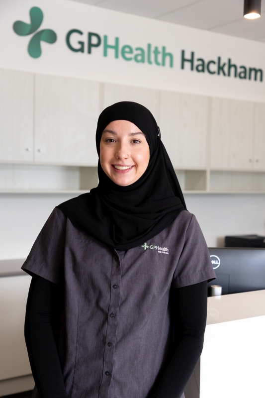 Morgan- Receptionist